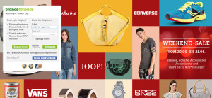 Shoppingclub Brands4friends bietet bis zu 70 Prozent niedrigere Preise.
